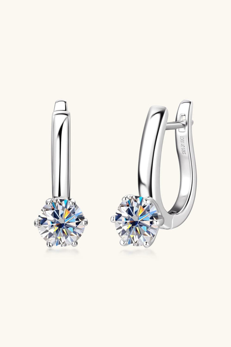 ピアス TATIANA Silver 925 moissanite 05 carat earrings DE0002 65f2fe9938304ae3be128aa1448887