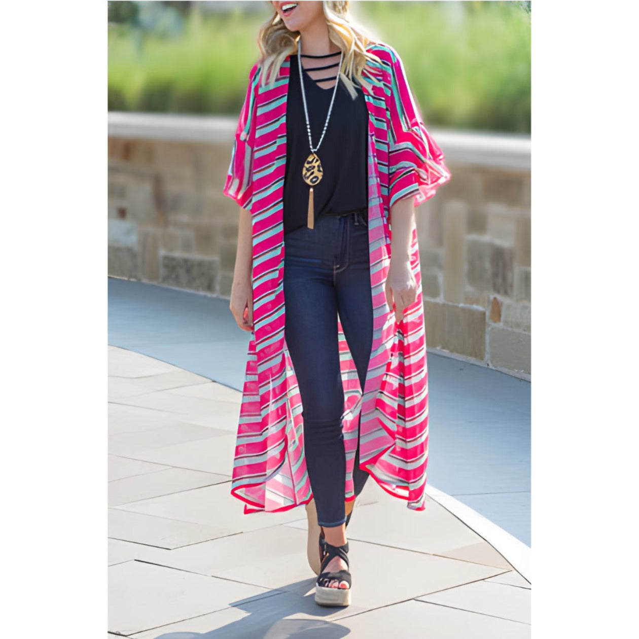Pretty-n-Pink Duster – Lydia's Beryl - Main Image